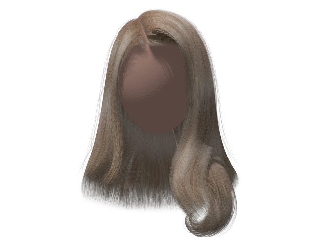 POV-Ray: Newsgroups: : Realistic Hair example