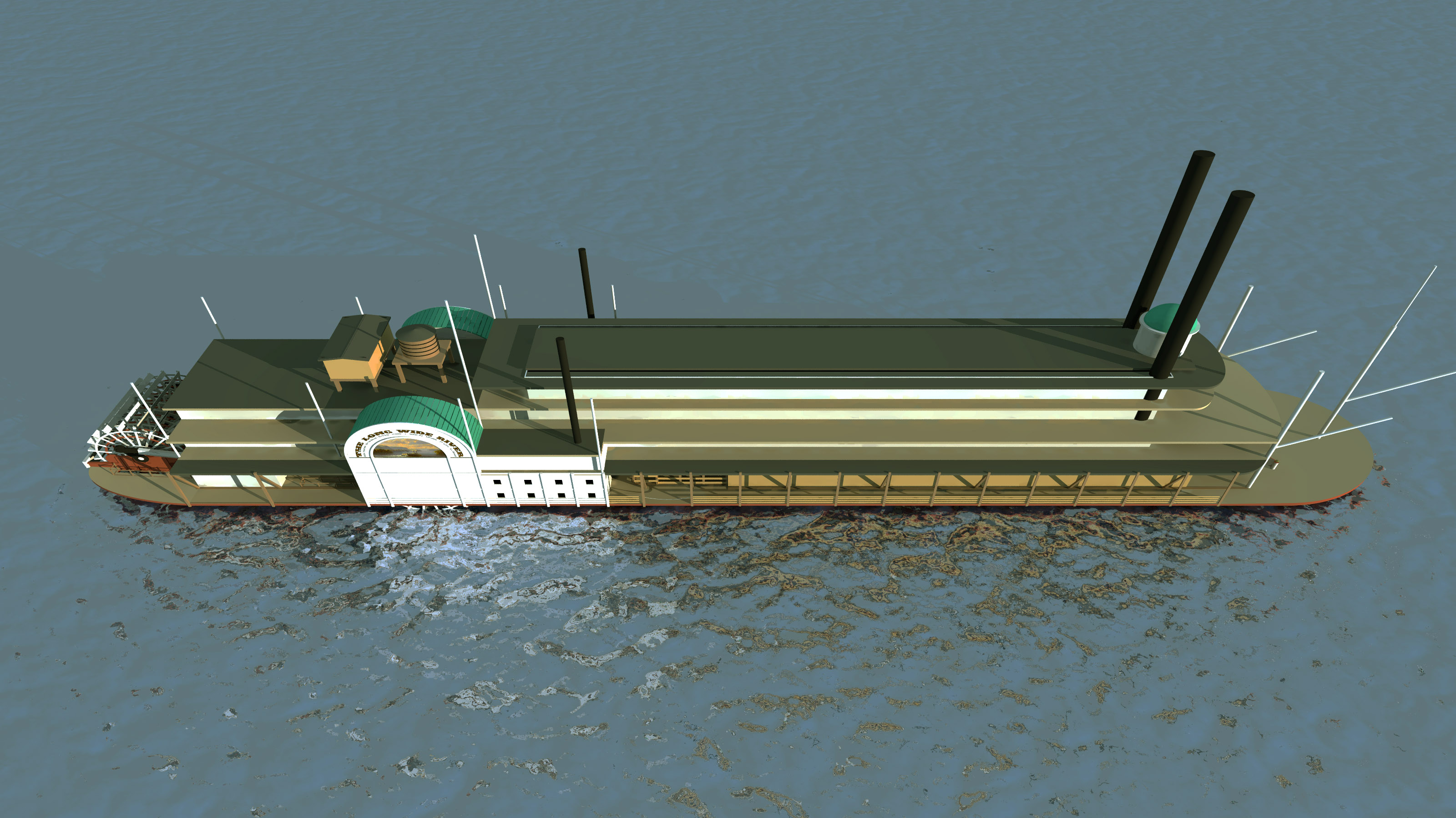 sl - mississippi paddle-wheel steamer - atop side.jpg